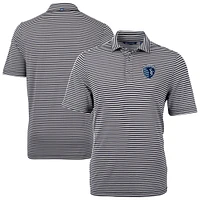 Men's Cutter & Buck Sporting Kansas City Virtue Eco Pique Stripe Recycled Polo