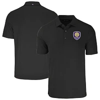 Men's Cutter & Buck  Black Orlando City SC Forge Eco Stretch Recycled Polo