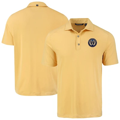 Men's Cutter & Buck  Gold Philadelphia Union Forge Eco Stretch Recycled Polo