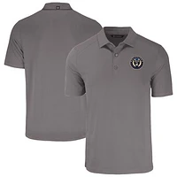 Men's Cutter & Buck  Gray Philadelphia Union Forge Eco Stretch Recycled Polo