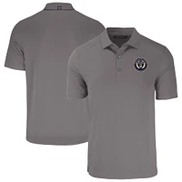 Men's Cutter & Buck  Gray Philadelphia Union Forge Eco Stretch Recycled Polo
