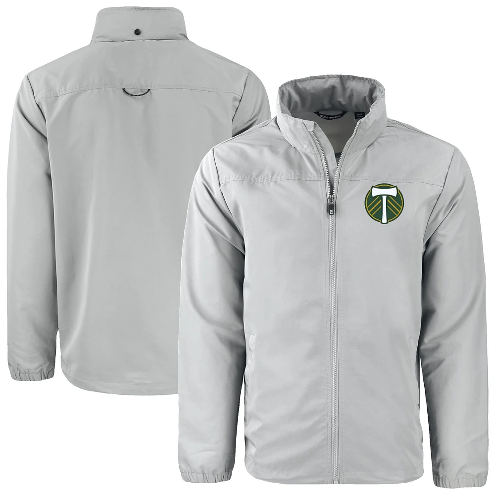 Men's Cutter & Buck Portland Timbers Charter Eco Recycled Full-Zip Jacket
