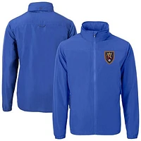 Men's Cutter & Buck Real Salt Lake Charter Eco Recycled Full-Zip Jacket