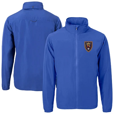 Men's Cutter & Buck Real Salt Lake Charter Eco Recycled Full-Zip Jacket