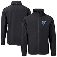 Men's Cutter & Buck Sporting Kansas City Charter Eco Recycled Full-Zip Jacket