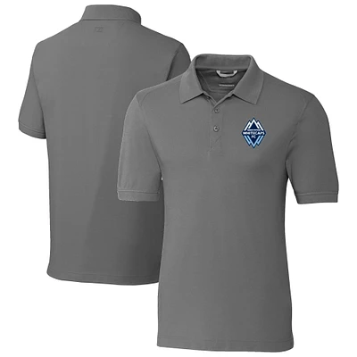 Men's Cutter & Buck Vancouver Whitecaps FC Advantage Eco Tri-Blend Pique Polo