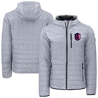 Men's Cutter & Buck  Gray St. Louis City SC Rainier Primaloft Eco Full-Zip Hooded Jacket