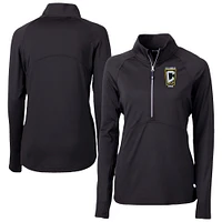Women's Cutter & Buck Columbus Crew Adapt Eco Knit Stretch Recycled Half-Zip Top