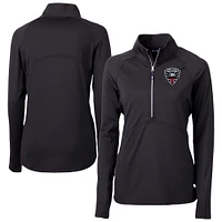 Women's Cutter & Buck D.C. United Adapt Eco Knit Stretch Recycled Half-Zip Top