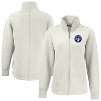 Women's Cutter & Buck  Tan CF Montreal Roam Eco Full-Zip Recycled Jacket