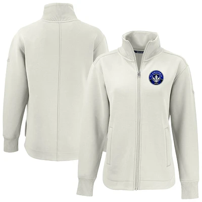 Women's Cutter & Buck  Tan CF Montreal Roam Eco Full-Zip Recycled Jacket