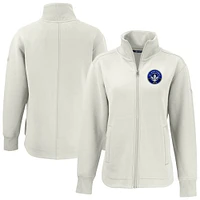 Women's Cutter & Buck  Tan CF Montreal Roam Eco Full-Zip Recycled Jacket
