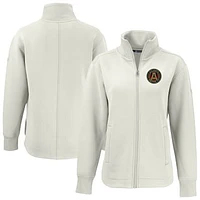 Women's Cutter & Buck  Tan Atlanta United FC Roam Eco Full-Zip Recycled Jacket