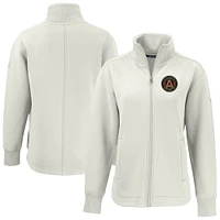 Women's Cutter & Buck  Tan Atlanta United FC Roam Eco Full-Zip Recycled Jacket