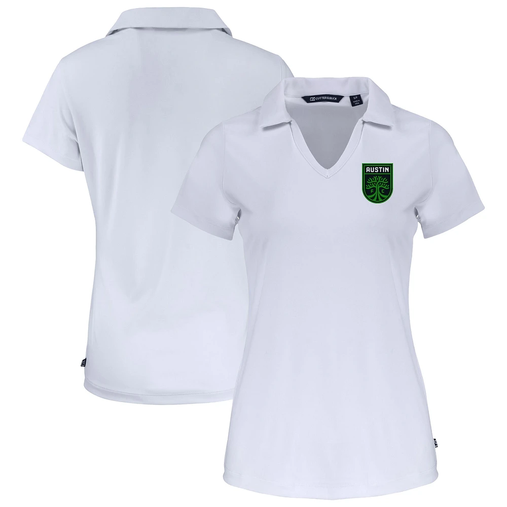 Women's Cutter & Buck Austin FC Daybreak Eco Recycled V-Neck Polo