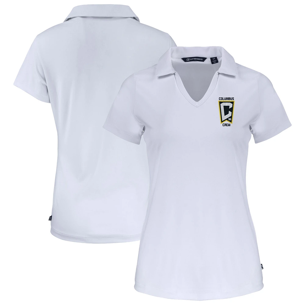 Women's Cutter & Buck Columbus Crew Daybreak Eco Recycled V-Neck Polo