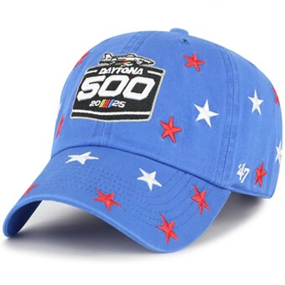 Men's '47 Blue 2025 Daytona 500 Clean Up Adjustable Hat