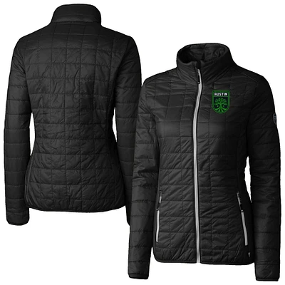 Women's Cutter & Buck Austin FC Rainier PrimaLoft Eco Insulated Full-Zip Printed Puffer Jacket