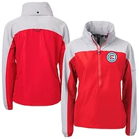 Women's Cutter & Buck  Red Chicago Fire Charter Eco Recycled Full-Zip Anorak Jacket