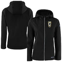 Women's Cutter & Buck Columbus Crew Evoke Eco Softshell Recycled Full-Zip Jacket