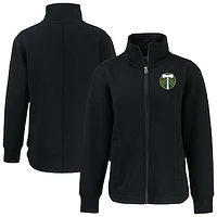 Women's Cutter & Buck  Black Portland Timbers Roam Eco Full-Zip Recycled Jacket