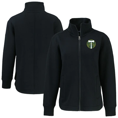 Women's Cutter & Buck  Black Portland Timbers Roam Eco Full-Zip Recycled Jacket
