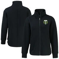 Women's Cutter & Buck  Black Portland Timbers Roam Eco Full-Zip Recycled Jacket