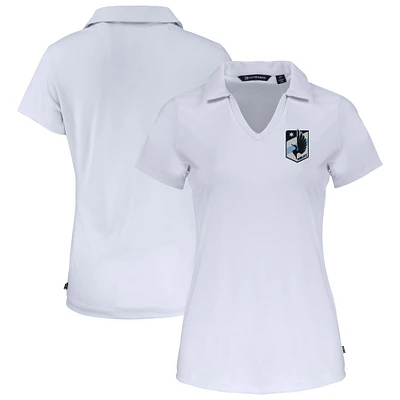 Women's Cutter & Buck Minnesota United FC Daybreak Eco Recycled V-Neck Polo