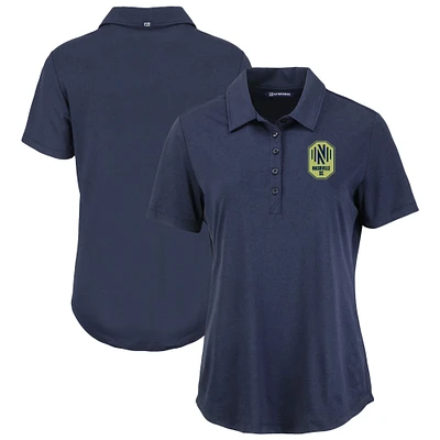 Women's Cutter & Buck  Navy Nashville SC Coastline Epic Comfort Eco Recycled Polo