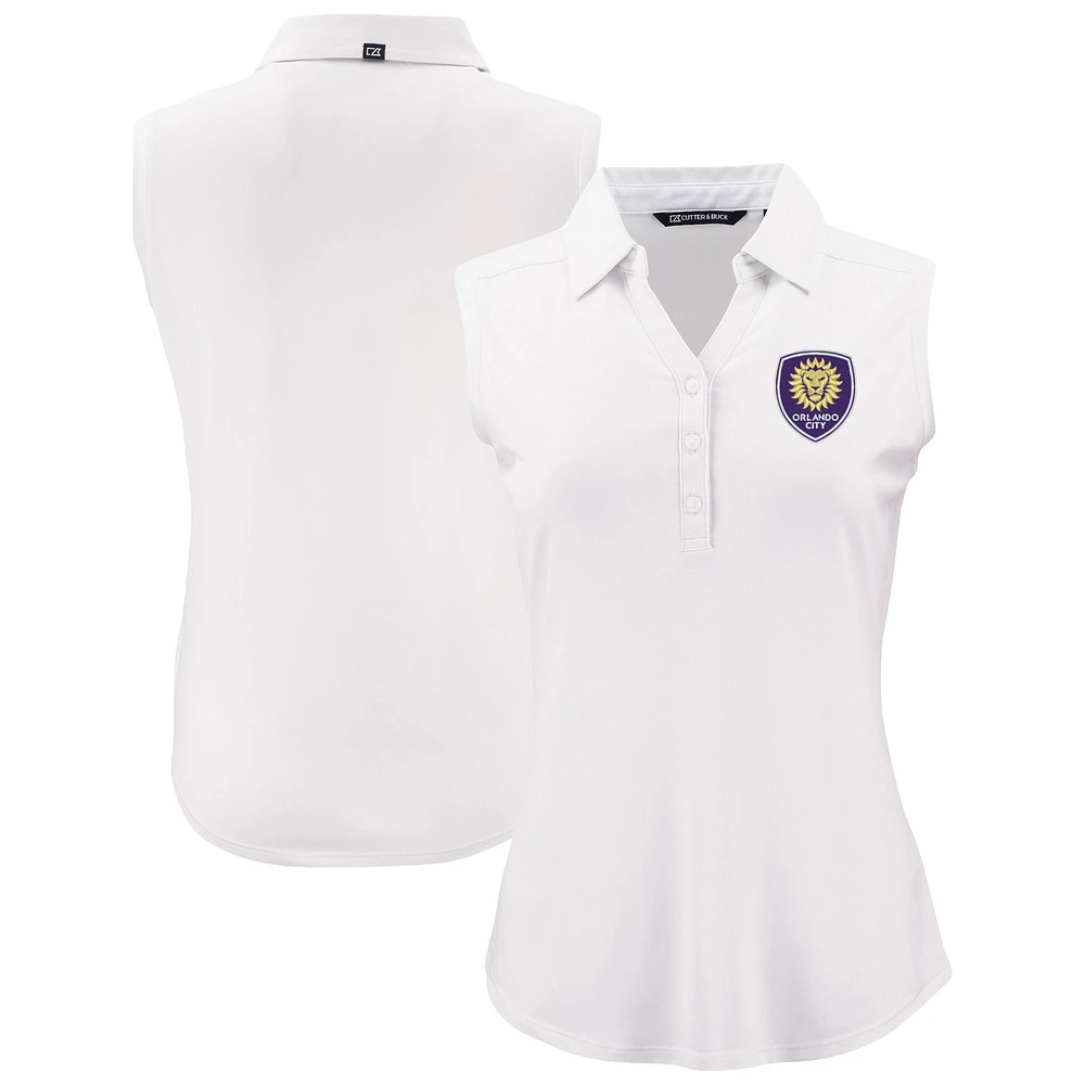 Women's Cutter & Buck Orlando City SC Forge Eco Stretch Recycled Sleeveless Polo