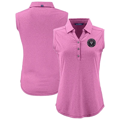 Women's Cutter & Buck Inter Miami CF Forge Eco Stretch Recycled Sleeveless Polo