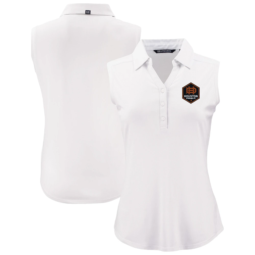 Women's Cutter & Buck Houston Dynamo FC Forge Eco Stretch Recycled Sleeveless Polo