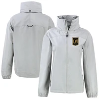 Women's Cutter & Buck  Gray LAFC Charter Eco Recycled Full-Zip Jacket