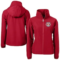 Women's Cutter & Buck  Red New York Bulls Charter Eco Recycled Full-Zip Jacket