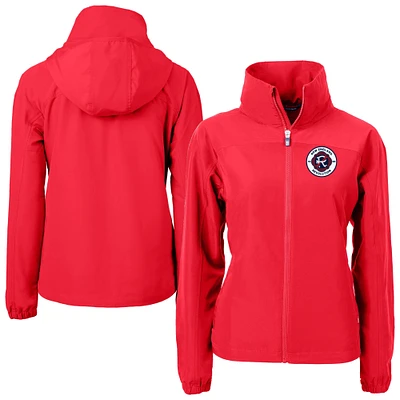 Women's Cutter & Buck New England Revolution Charter Eco Recycled Full-Zip Jacket