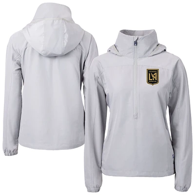 Women's Cutter & Buck  Gray LAFC Charter Eco Recycled Full-Zip Anorak Jacket