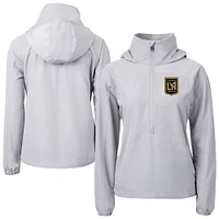 Women's Cutter & Buck  Gray LAFC Charter Eco Recycled Full-Zip Anorak Jacket