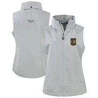 Women's Cutter & Buck  Gray LAFC Charter Eco Recycled Full-Zip Vest