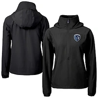 Women's Cutter & Buck Sporting Kansas City Charter Eco Recycled Full-Zip Anorak Jacket