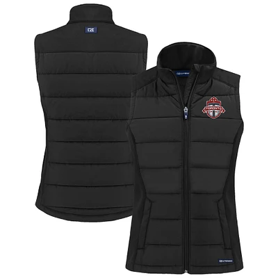 Women's Cutter & Buck Toronto FC Evoke Hybrid Eco Softshell Recycled Full-Zip Vest