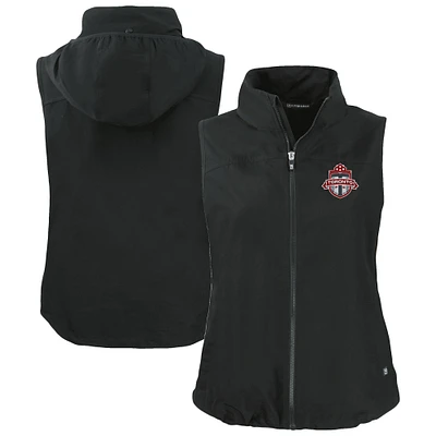 Women's Cutter & Buck  Black Toronto FC Charter Eco Recycled Full-Zip Vest
