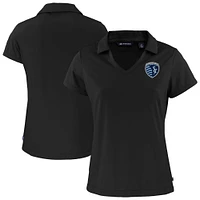 Women's Cutter & Buck Sporting Kansas City Daybreak Eco Recycled V-Neck Polo