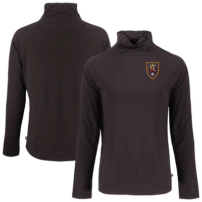 Women's Cutter & Buck Real Salt Lake Coastline Epic Comfort Eco Recycled Funnel-Neck Top