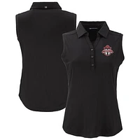 Women's Cutter & Buck  Black Toronto FC Forge Eco Stretch Recycled Sleeveless Polo