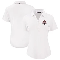 Women's Cutter & Buck  White Toronto FC Forge Eco Stretch Recycled Polo
