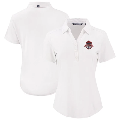 Women's Cutter & Buck  White Toronto FC Forge Eco Stretch Recycled Polo