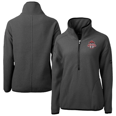Women's Cutter & Buck Gray Toronto FC Cascade Eco Fleece Pullover Jacket