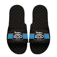 Unisex ISlide  Black Daytona 500 Primary Stripe Slide Sandals