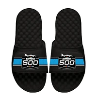 Unisex ISlide  Black Daytona 500 Primary Stripe Slide Sandals