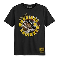 Preschool Mitchell & Ness Black Golden State Warriors The Net T-Shirt